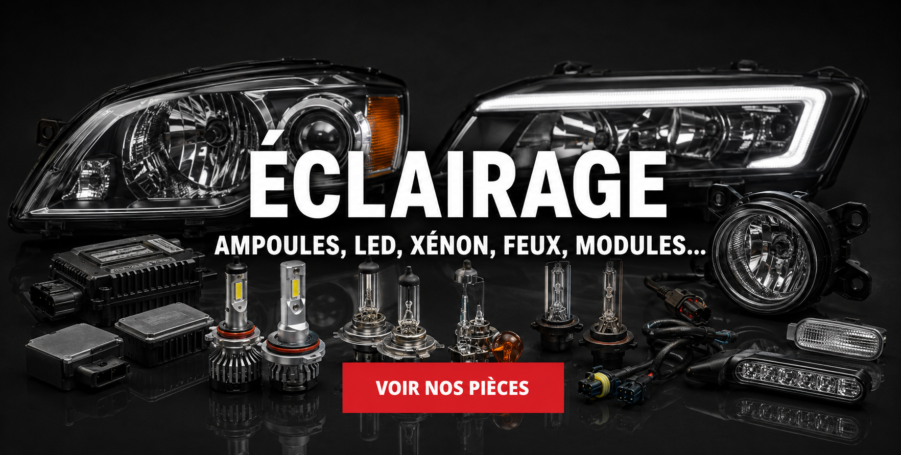 Pièces d'éclairage